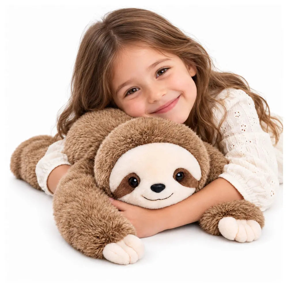 Brown Sloth with long arms plush toy