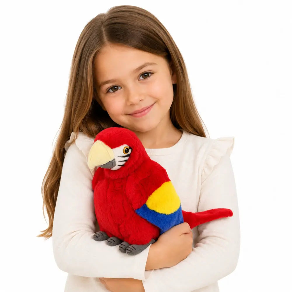 Parrot ara red 25 cm plush toy