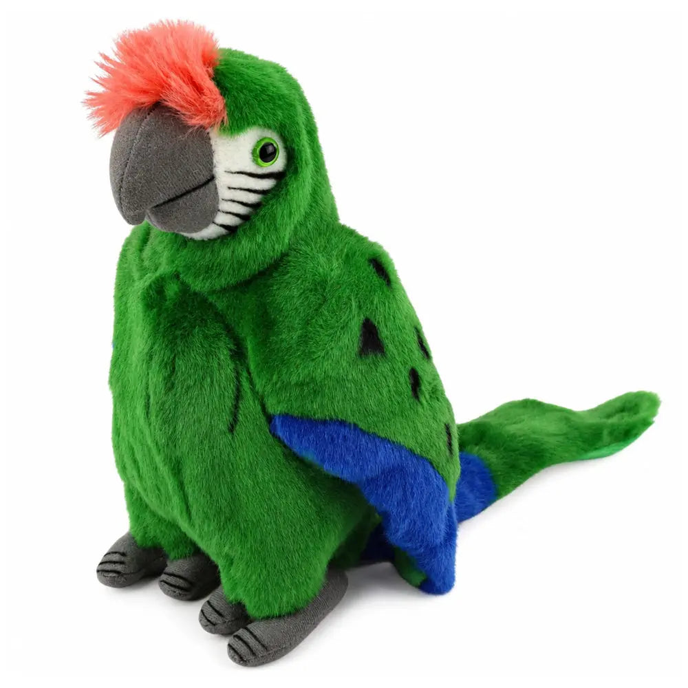 Parrot ara green 25 cm plush toy
