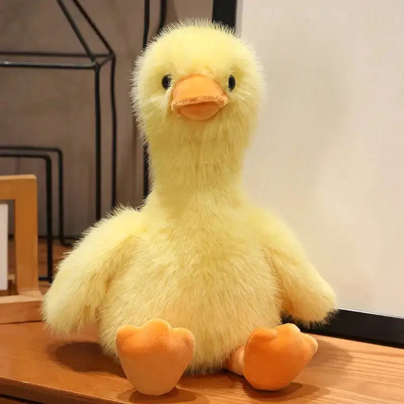 peluche petit canard jaune