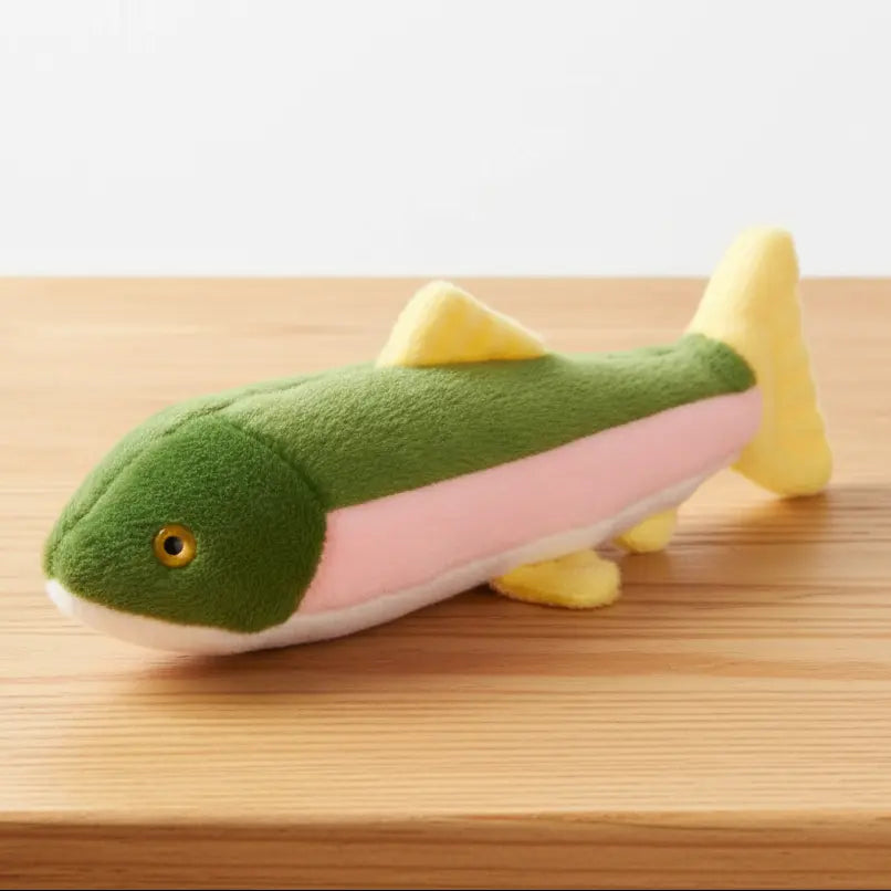 pez de peluche chirriante