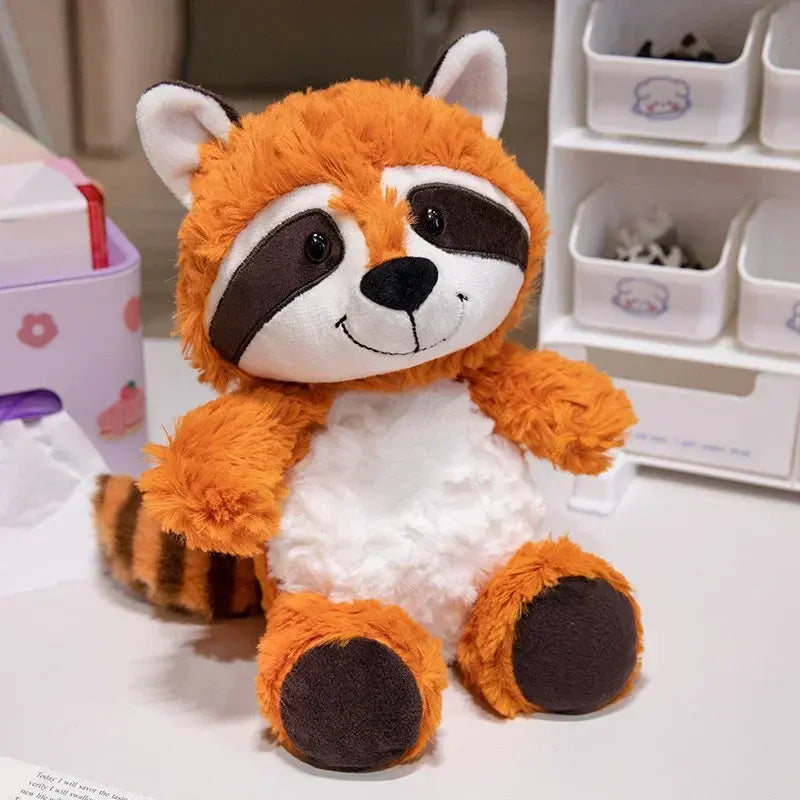 Fluffy Raccoon Plush 25 to 35cm