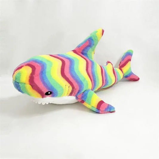 peluche requin multicolore
