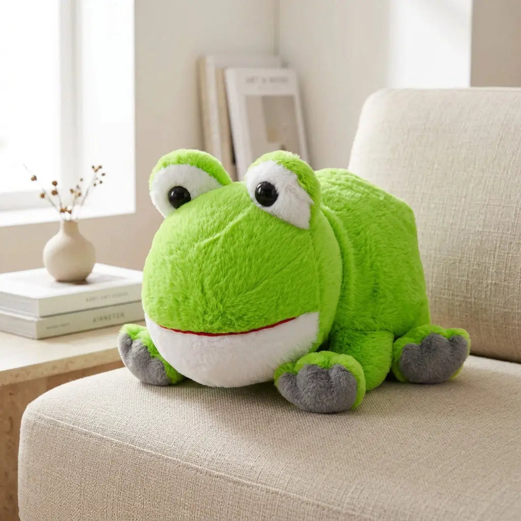 Reversible koala and frog 25 cm plush toy