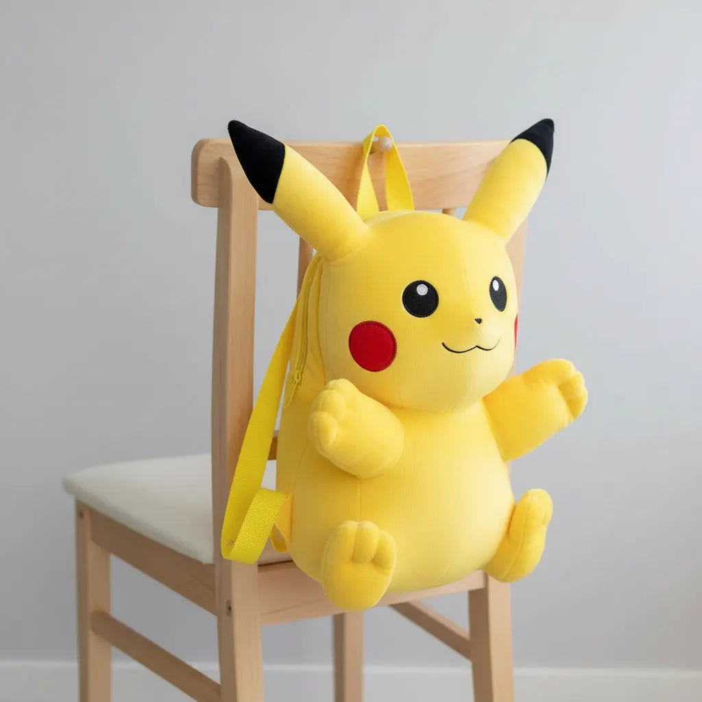 peluche sac a dos pikachu