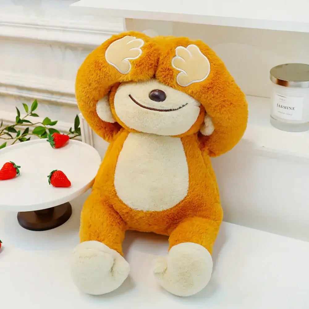cute plush monkey