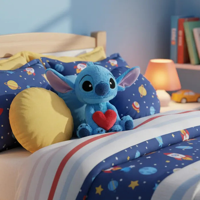 peluche stitch avec coeur