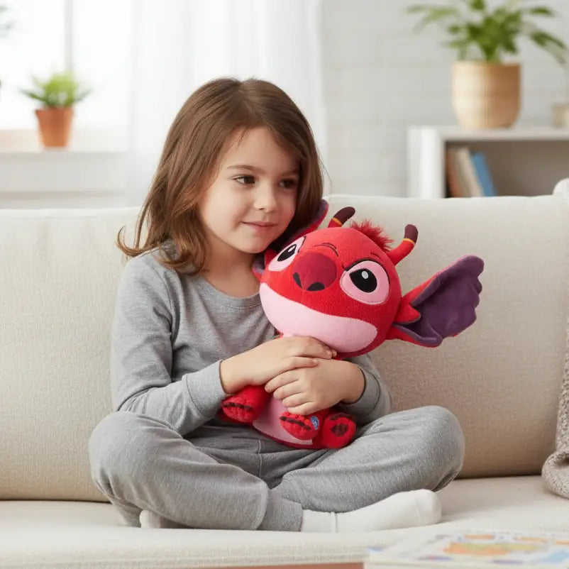 Rotes Stitch Plüschtier mit Musik