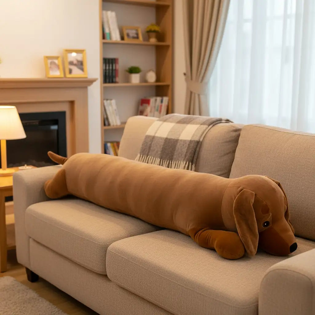 peluche teckel geant