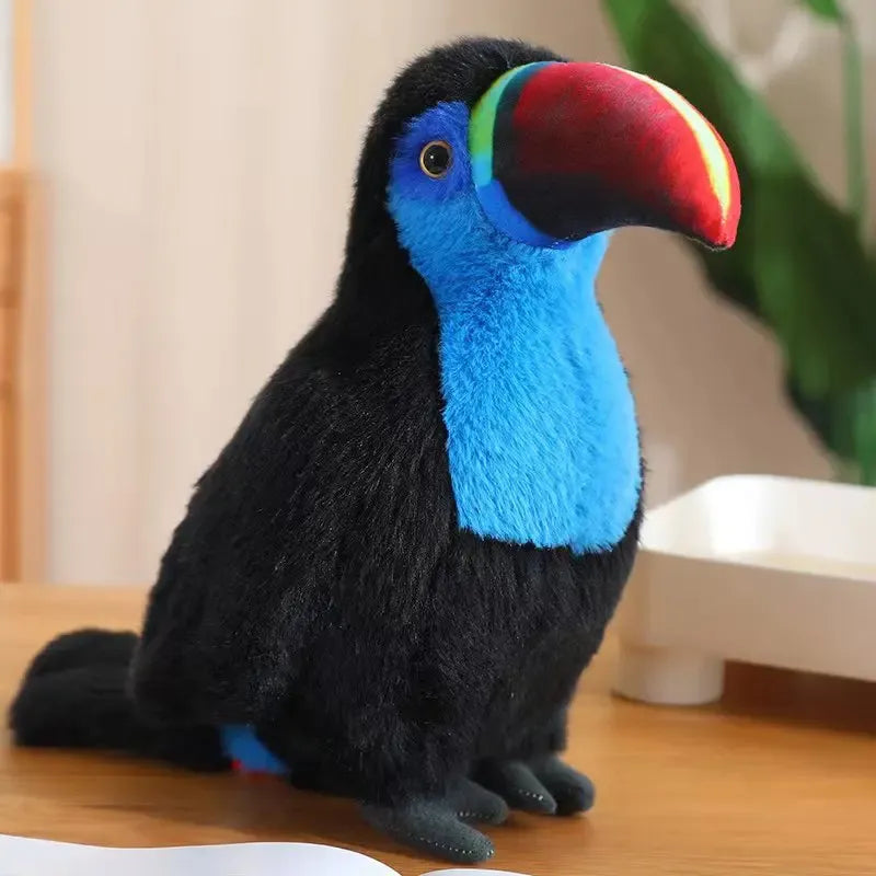 blue toucan plush toy