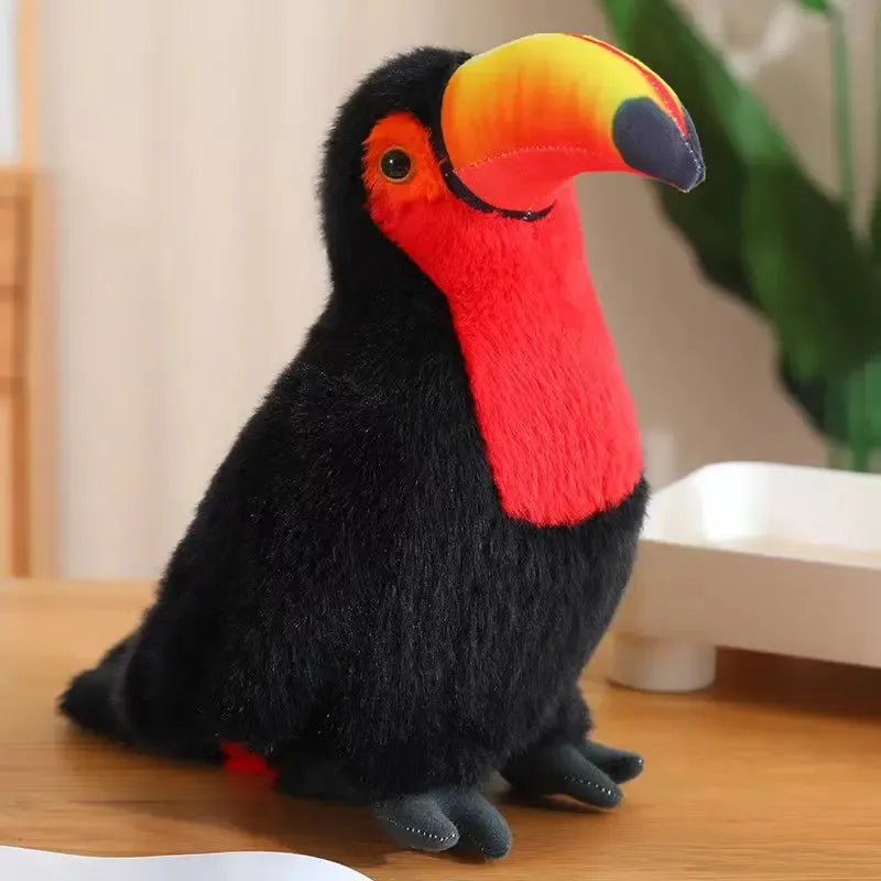 red toucan plush toy