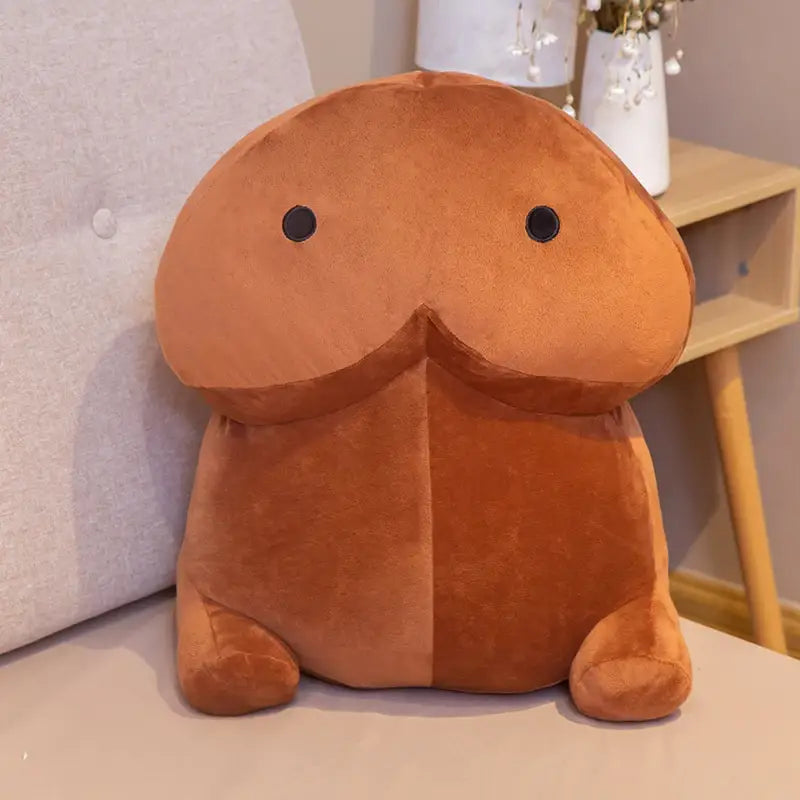 peluche zizi marron