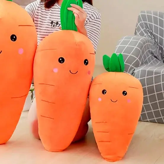 grandes peluches carottes