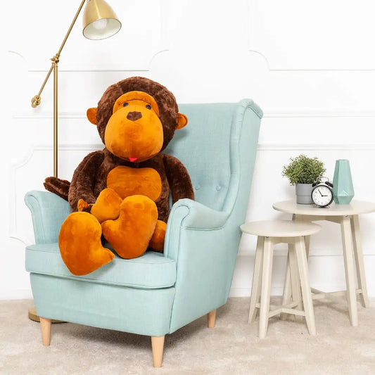 singe en peluche
