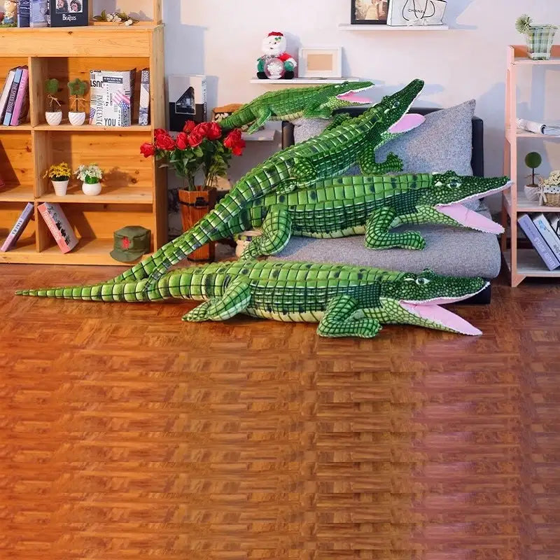 tres grosse peluche crocodile