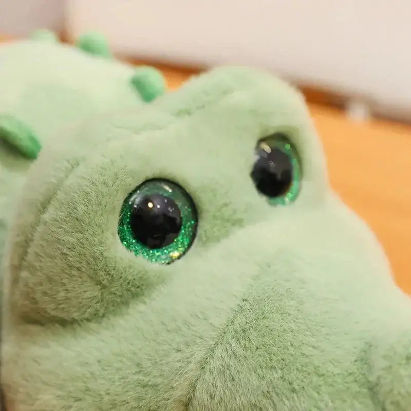 yeux peluche crocodile